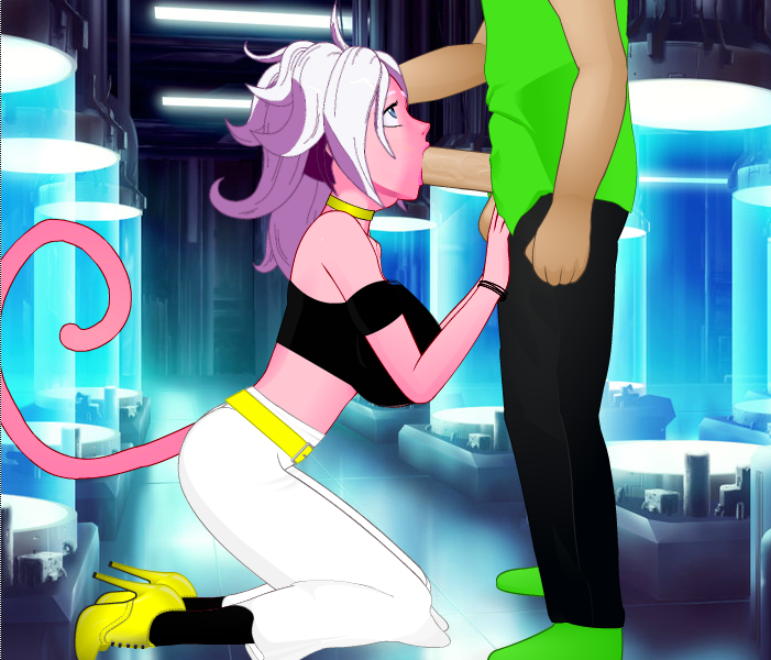 Android 21 (Dragon Ball) Rule 34 Image