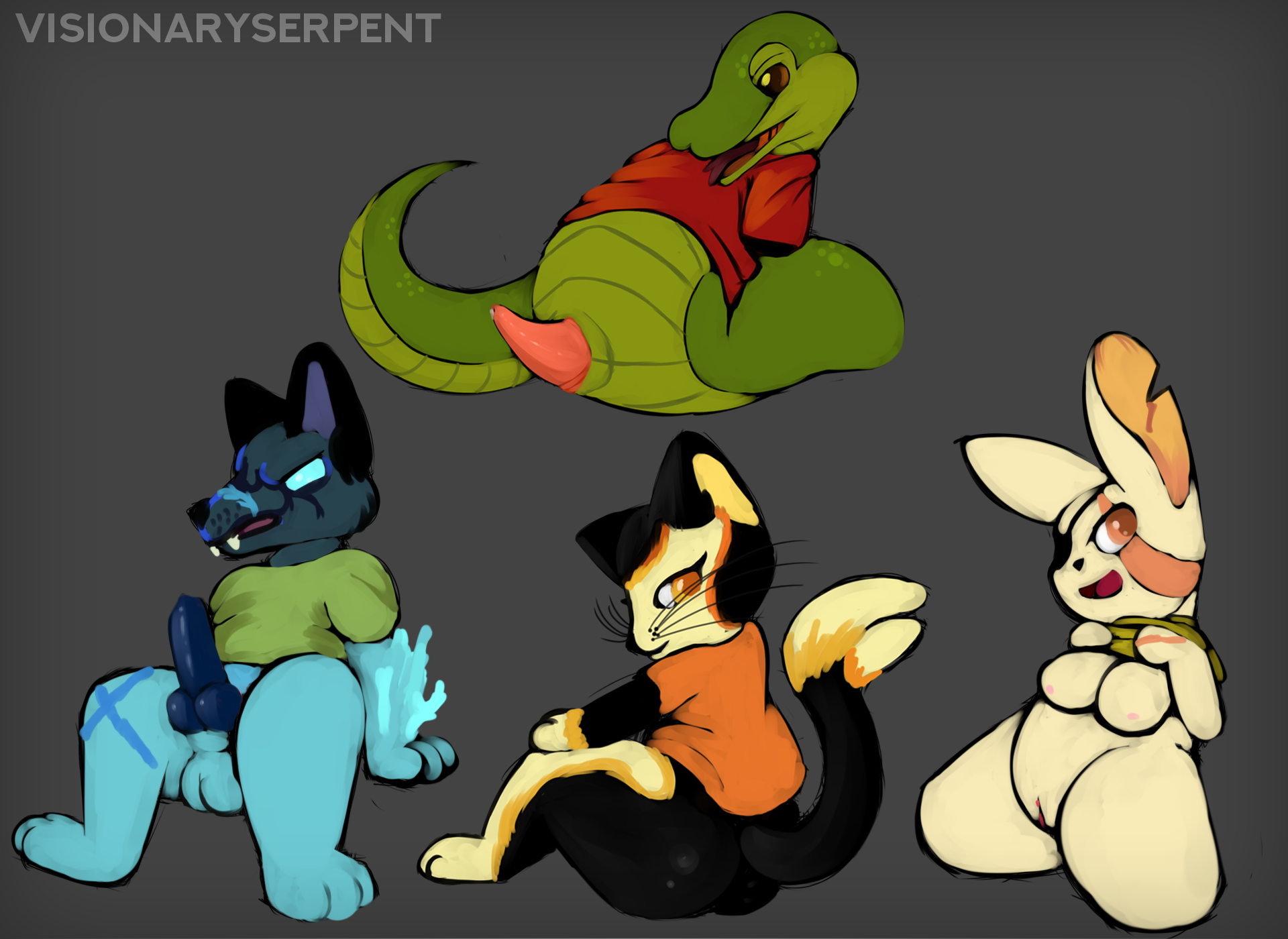 Bakeneko (Tee K.O.) Rule 34 Image