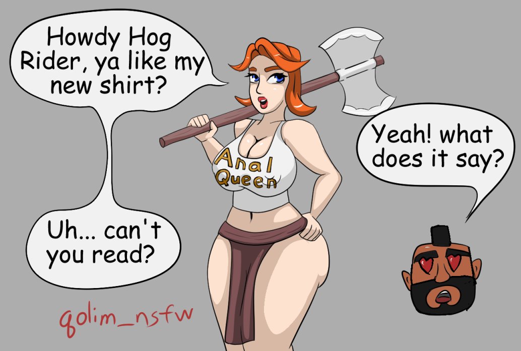 Hog Rider (Clash (Series)) Rule 34 Image