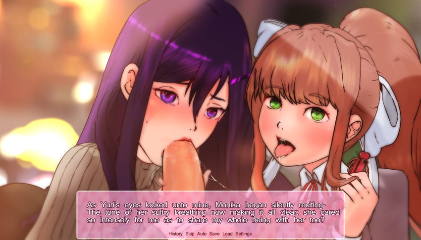 Monika (Doki Doki Literature Club) Rule 34 Image
