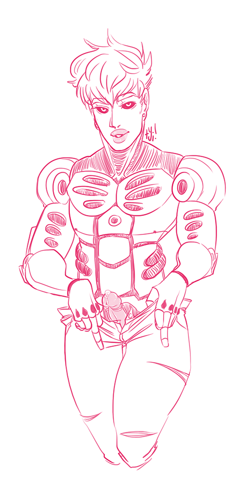 Genos (One-Punch Man) Rule 34 Image