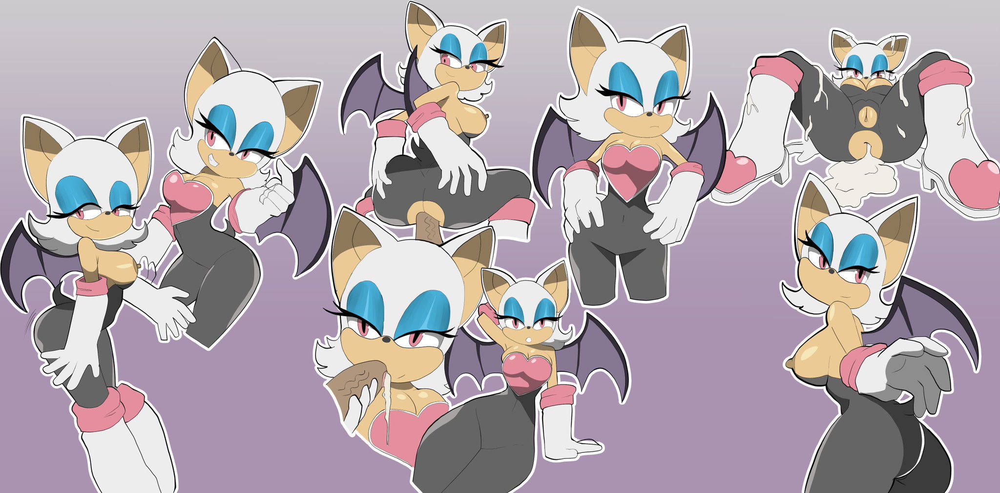 Rouge The Bat (Sonic (Series)) Rule 34 Image