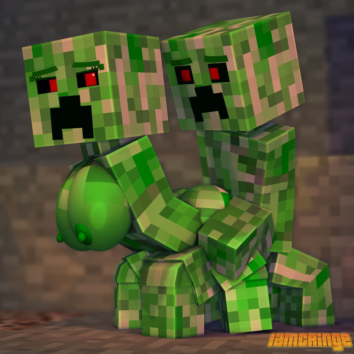 Creeper (Minecraft) Rule 34 Image