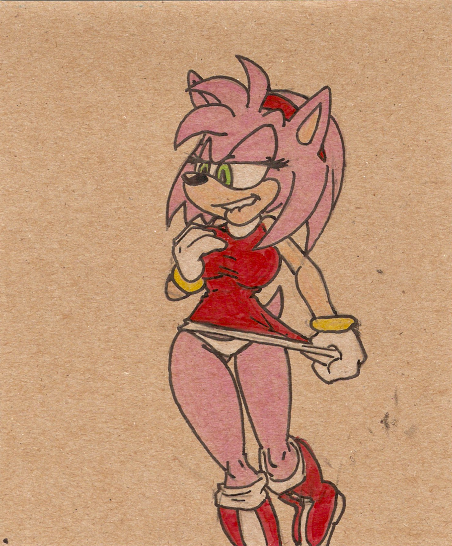Amy Rose (Sega) Rule 34 Image