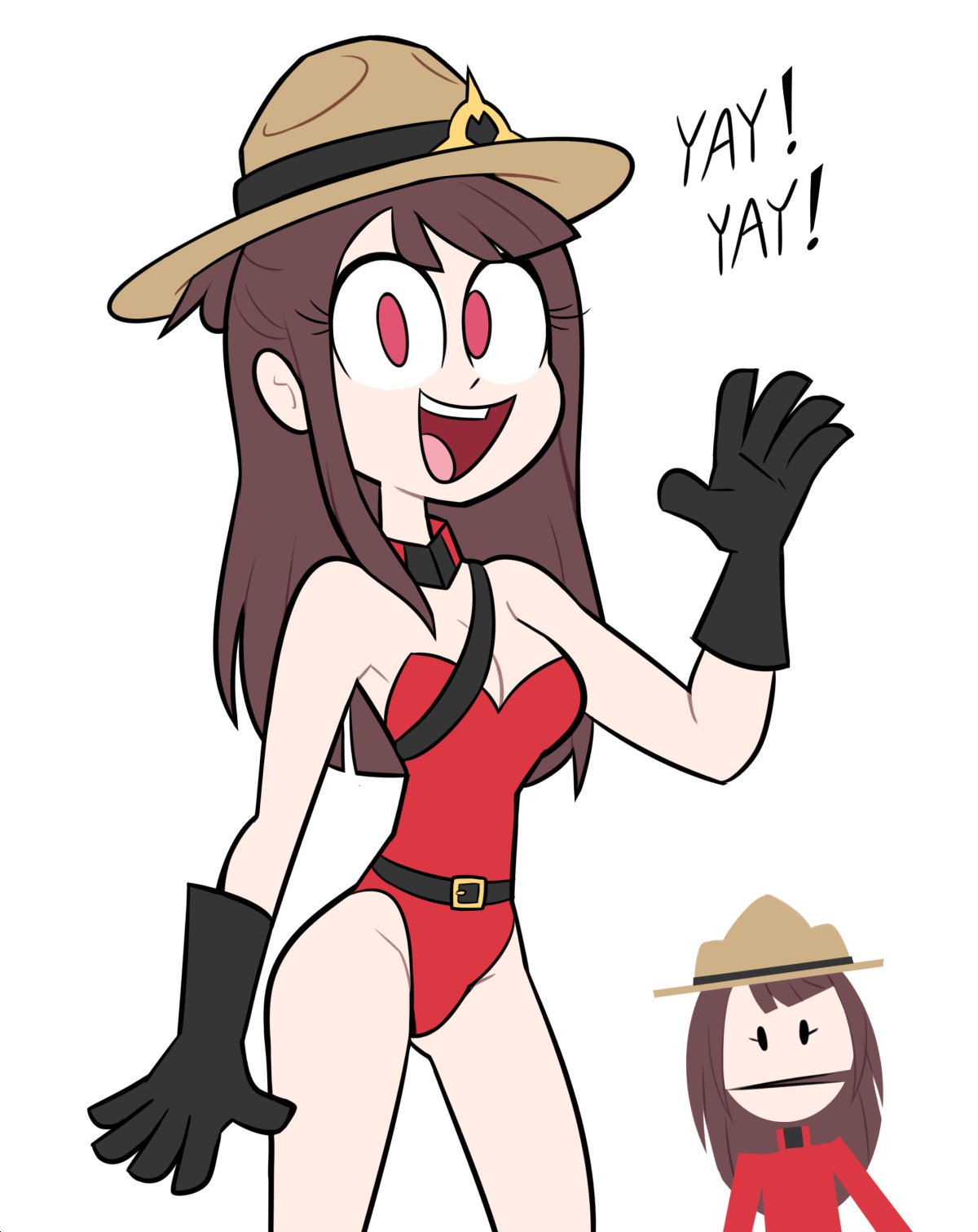 Akko Kagari (Little Witch Academia) Rule 34 Image