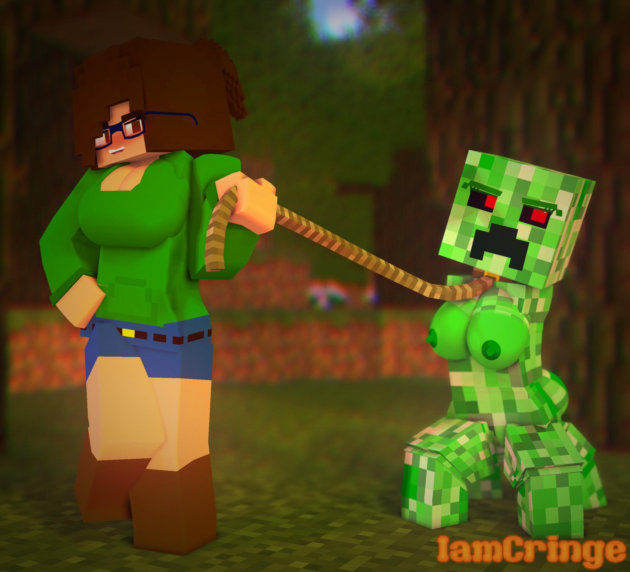 Creeper (Minecraft) Rule 34 Image