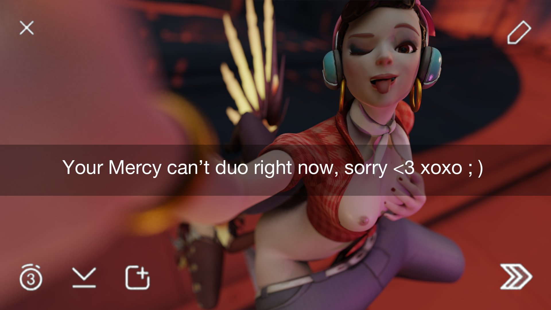 Cruiser D.Va (Overwatch) Rule 34 Image