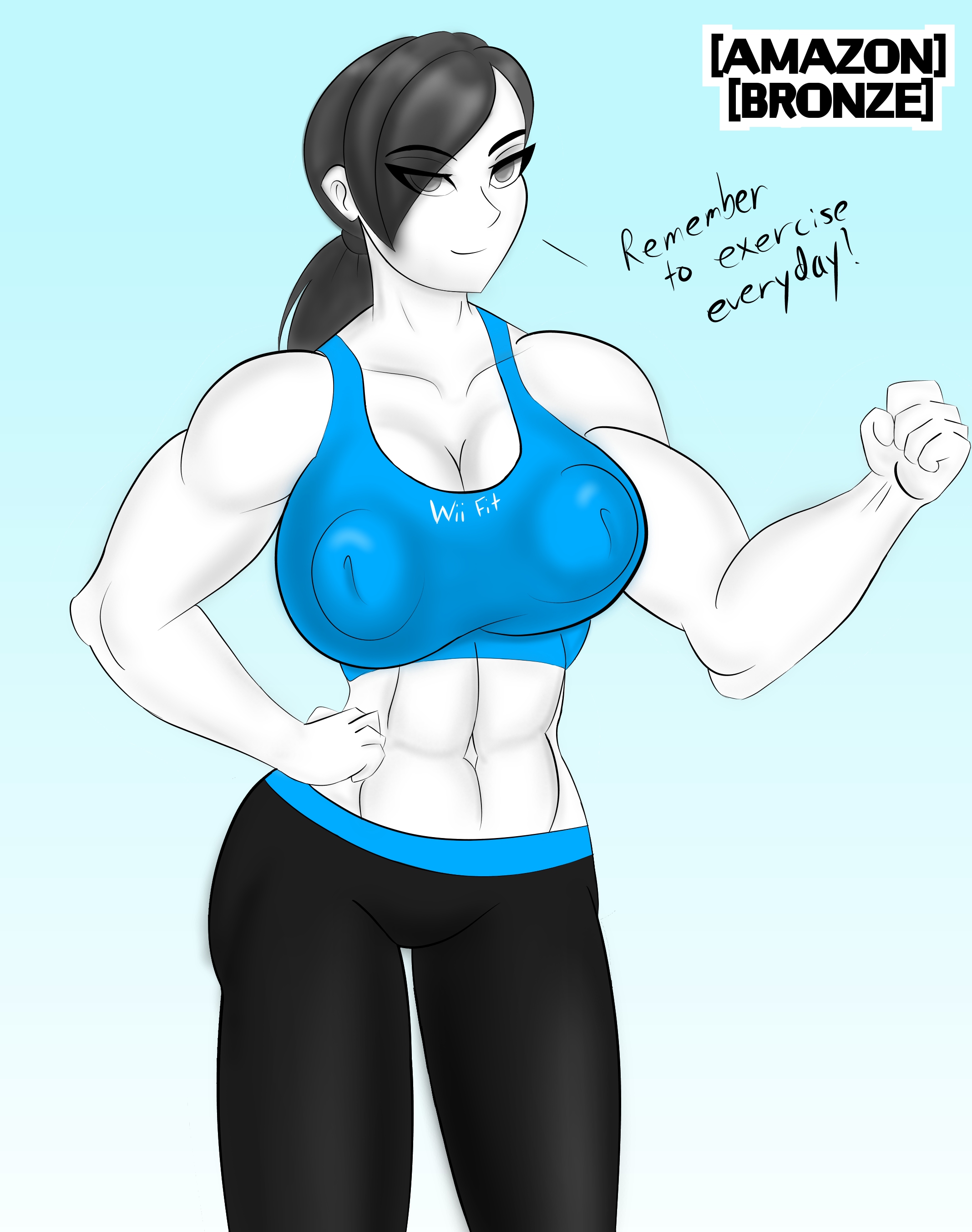 Wii Fit Trainer (Wii Fit) Rule 34 Image
