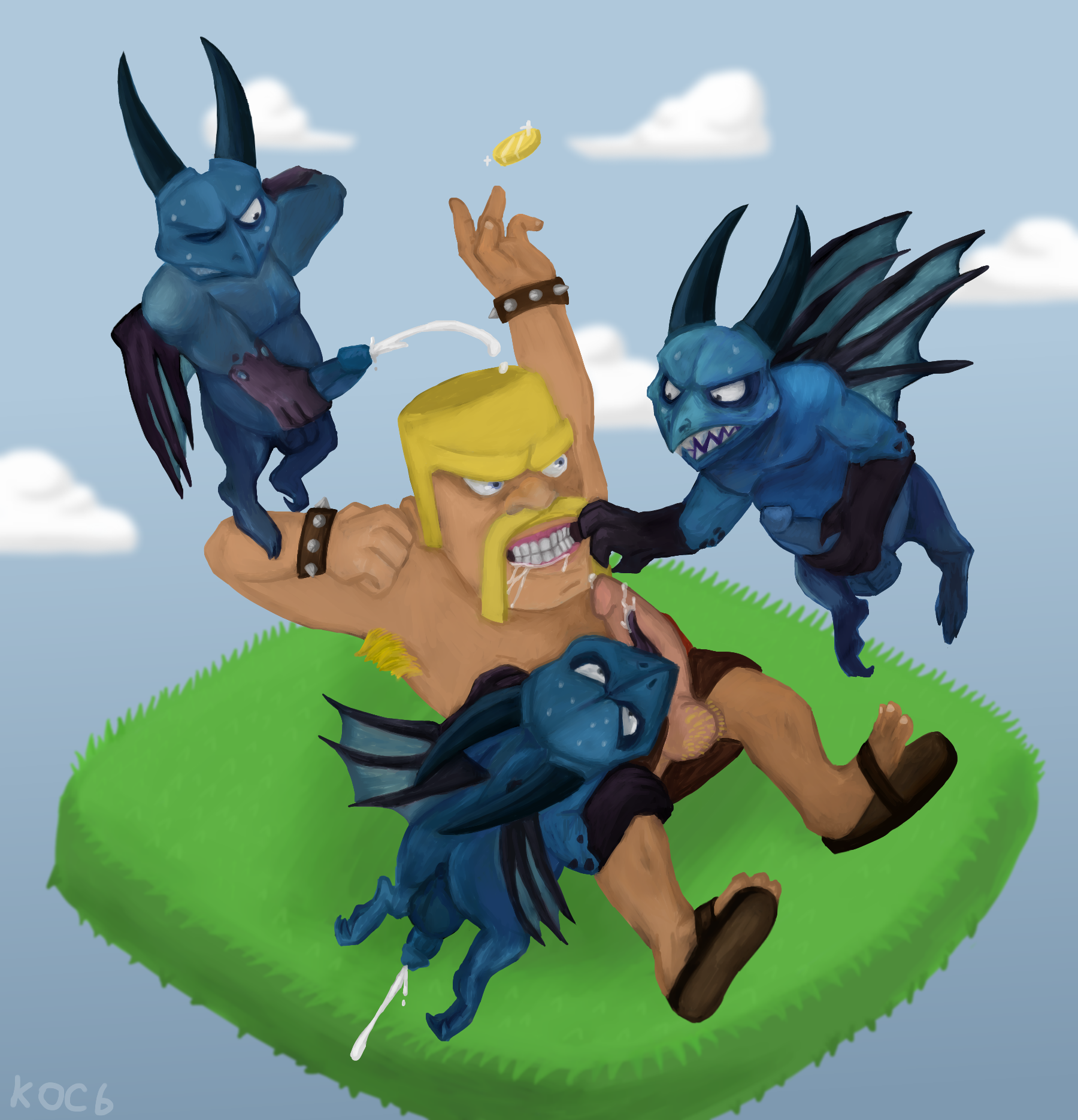 Barbarian (Clash Of Clans) Rule 34 Image