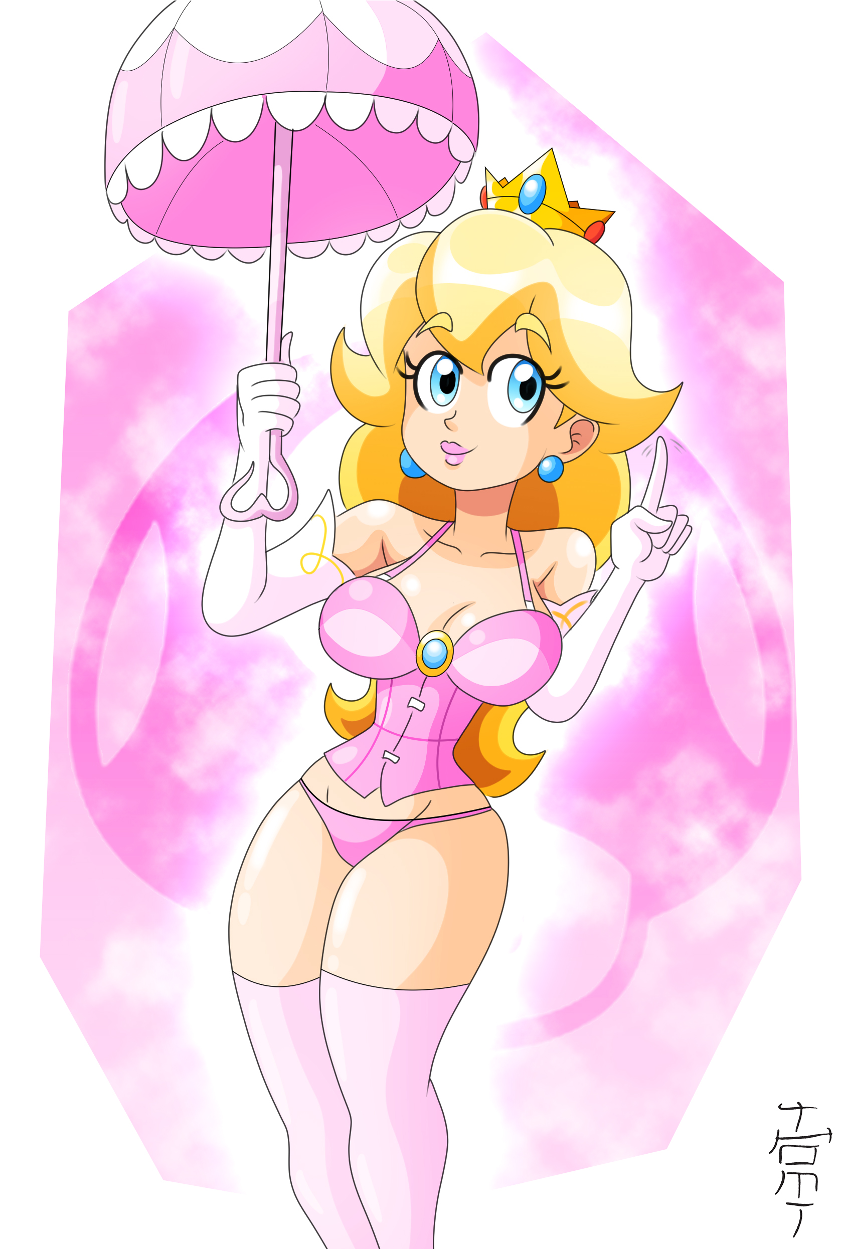 Princess Peach (Mario (Series)) Rule 34 Image