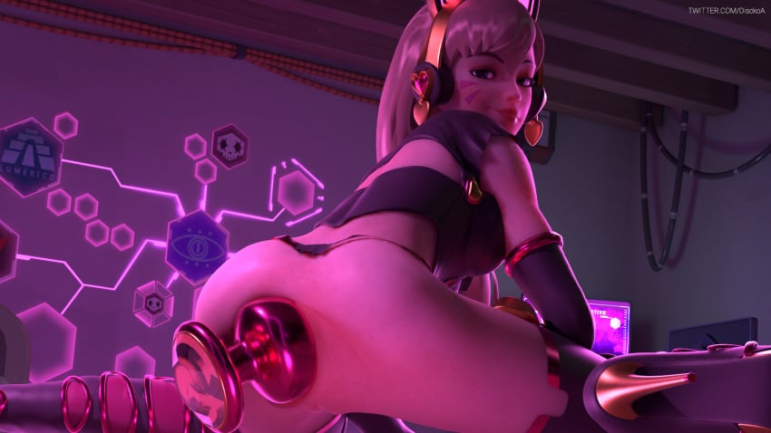 Black Cat D.Va (Blizzard Entertainment) Rule 34 Image