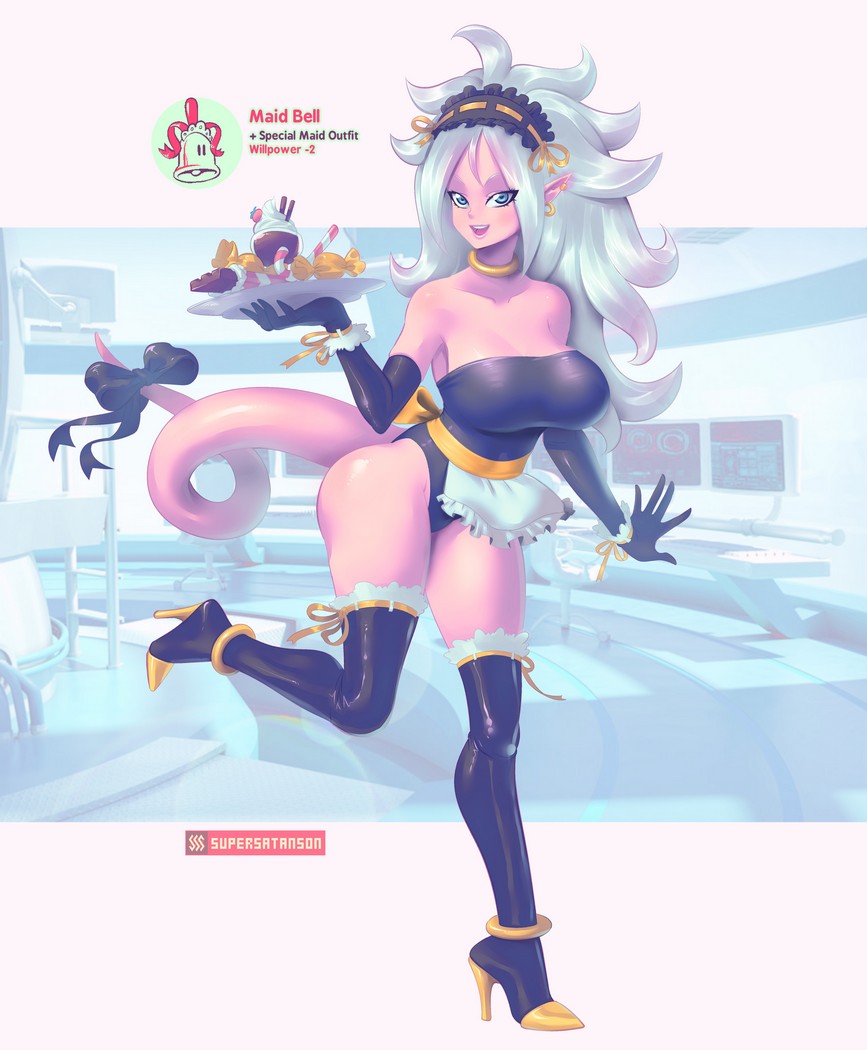 Android 21 (Dragon Ball) Rule 34 Image