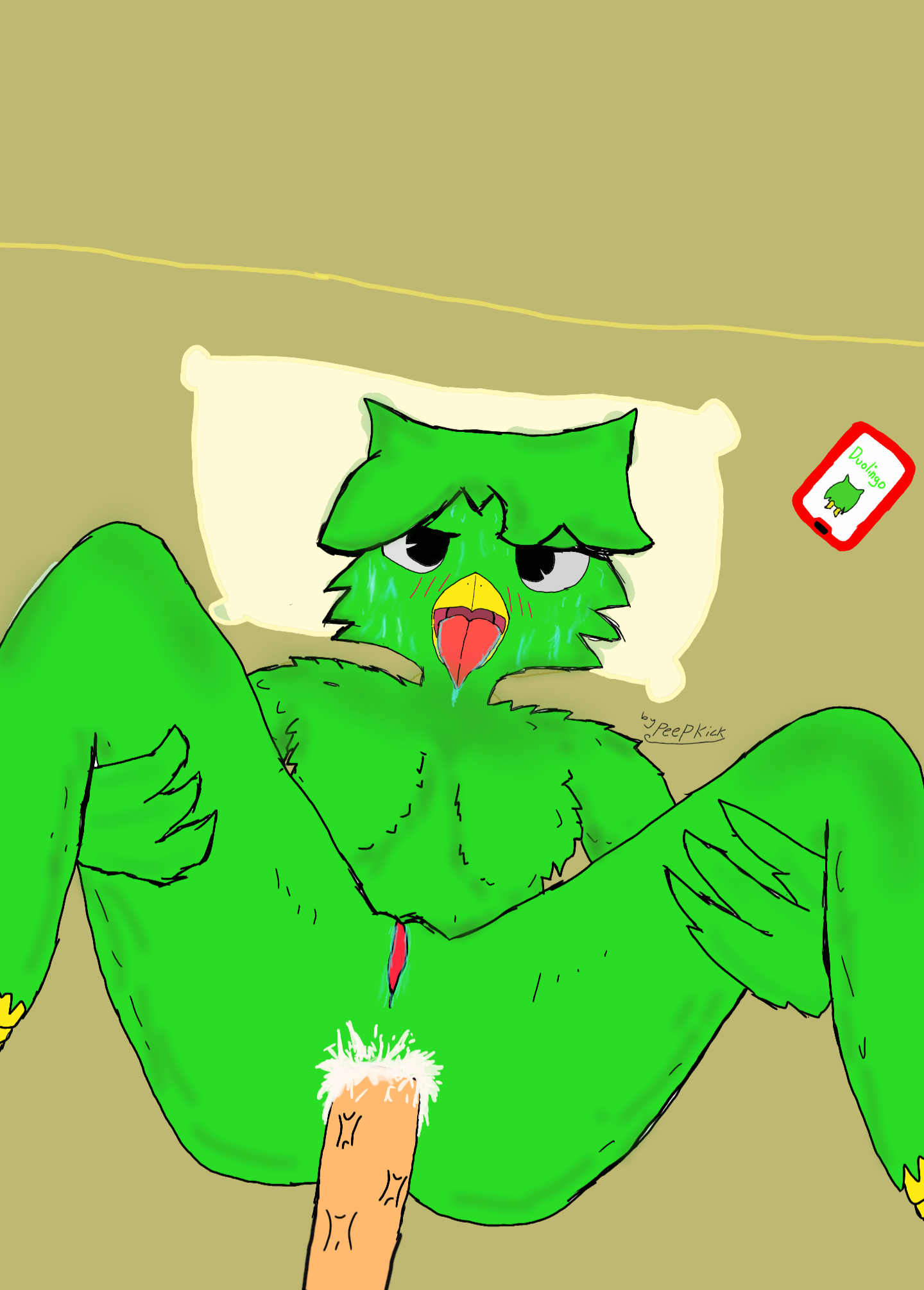 Duo (Duolingo) Rule 34 Image