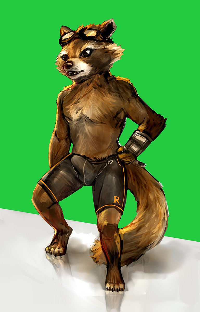 Rocket Raccoon (Guardians Of The Galaxy) Rule 34 Image