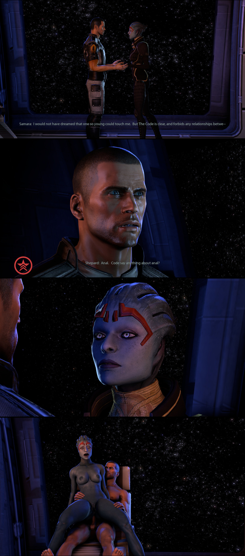 Asari (Bioware) Rule 34 Image