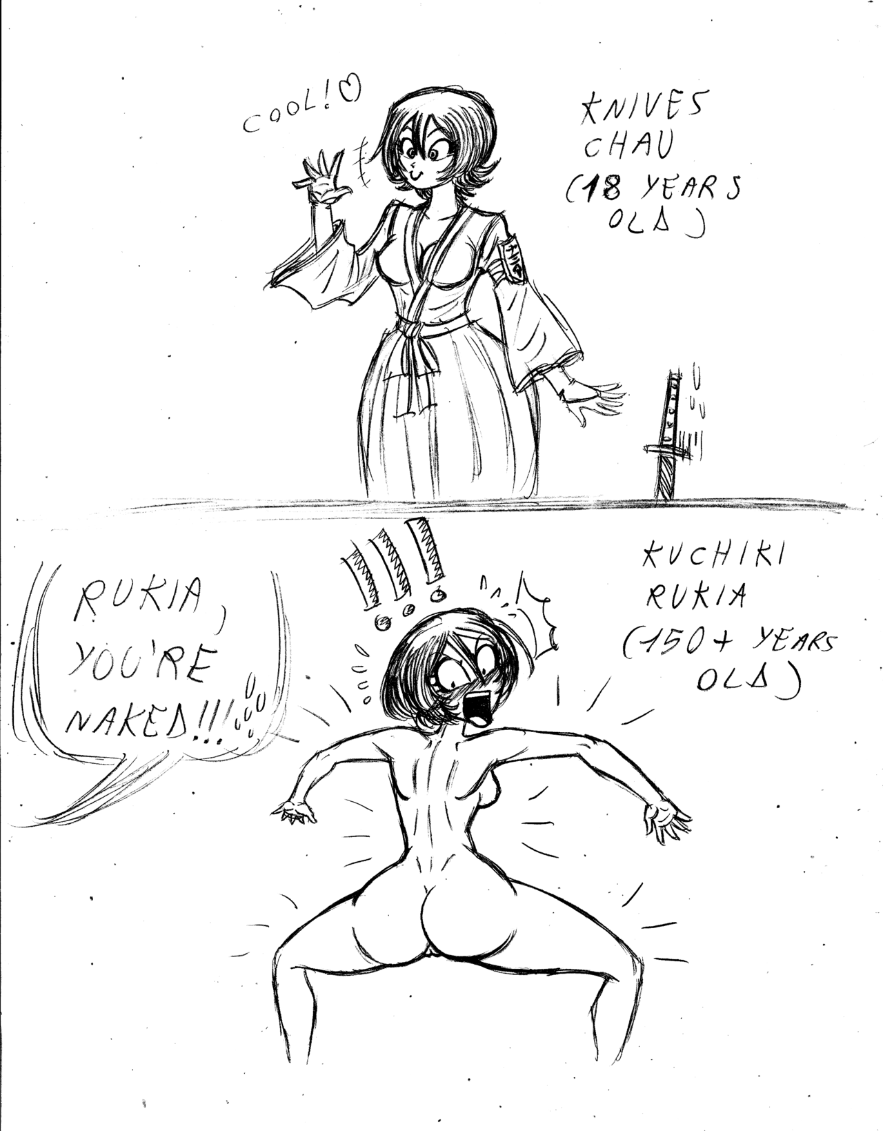 Knives Chau (Bleach) Rule 34 Image