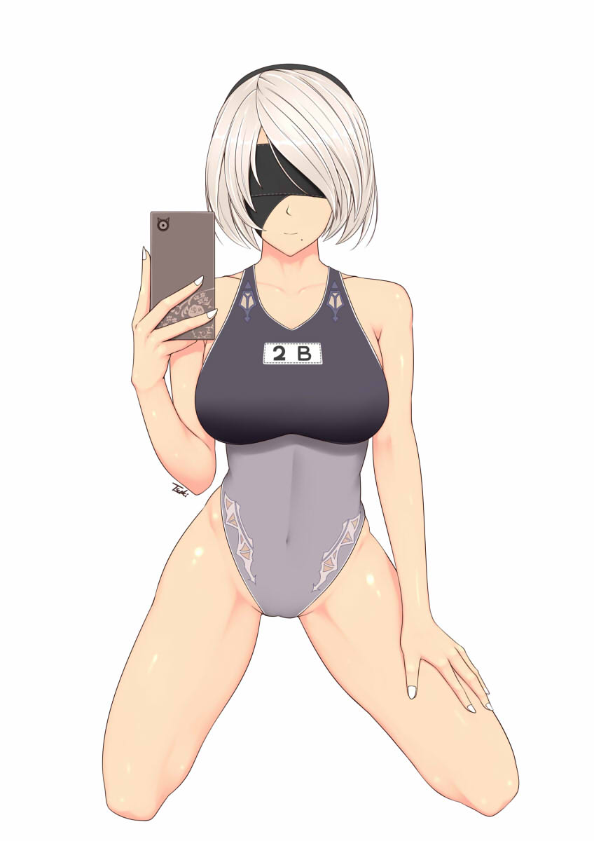 Yorha 2b (Nier) Rule 34 Image
