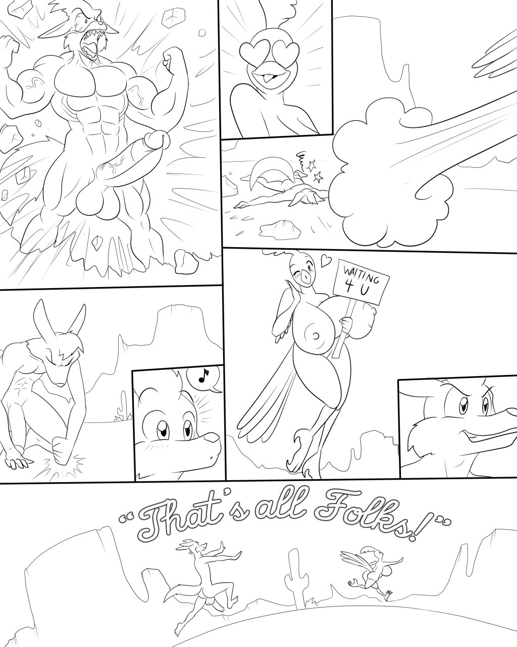 Road Runner (Looney Tunes) Rule 34 Image