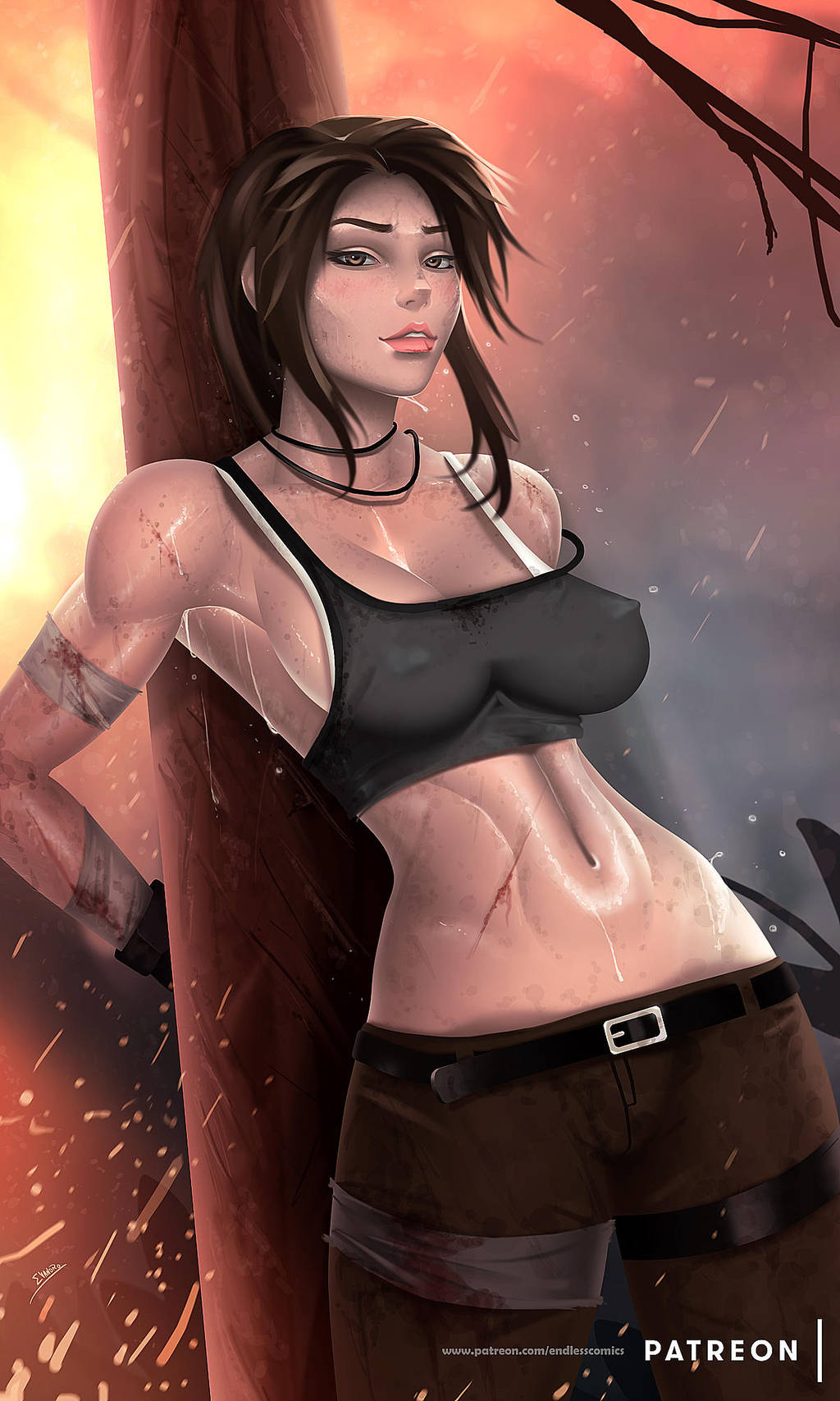 Lara Croft (Patreon) Rule 34 Image