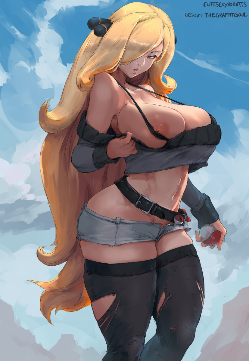 Cynthia (Pokemon) Rule 34 Image