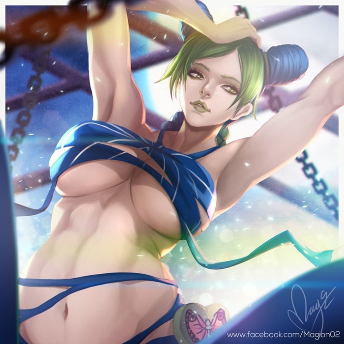 Jolyne Kujo (Jojo'S Bizarre Adventure) Rule 34 Image