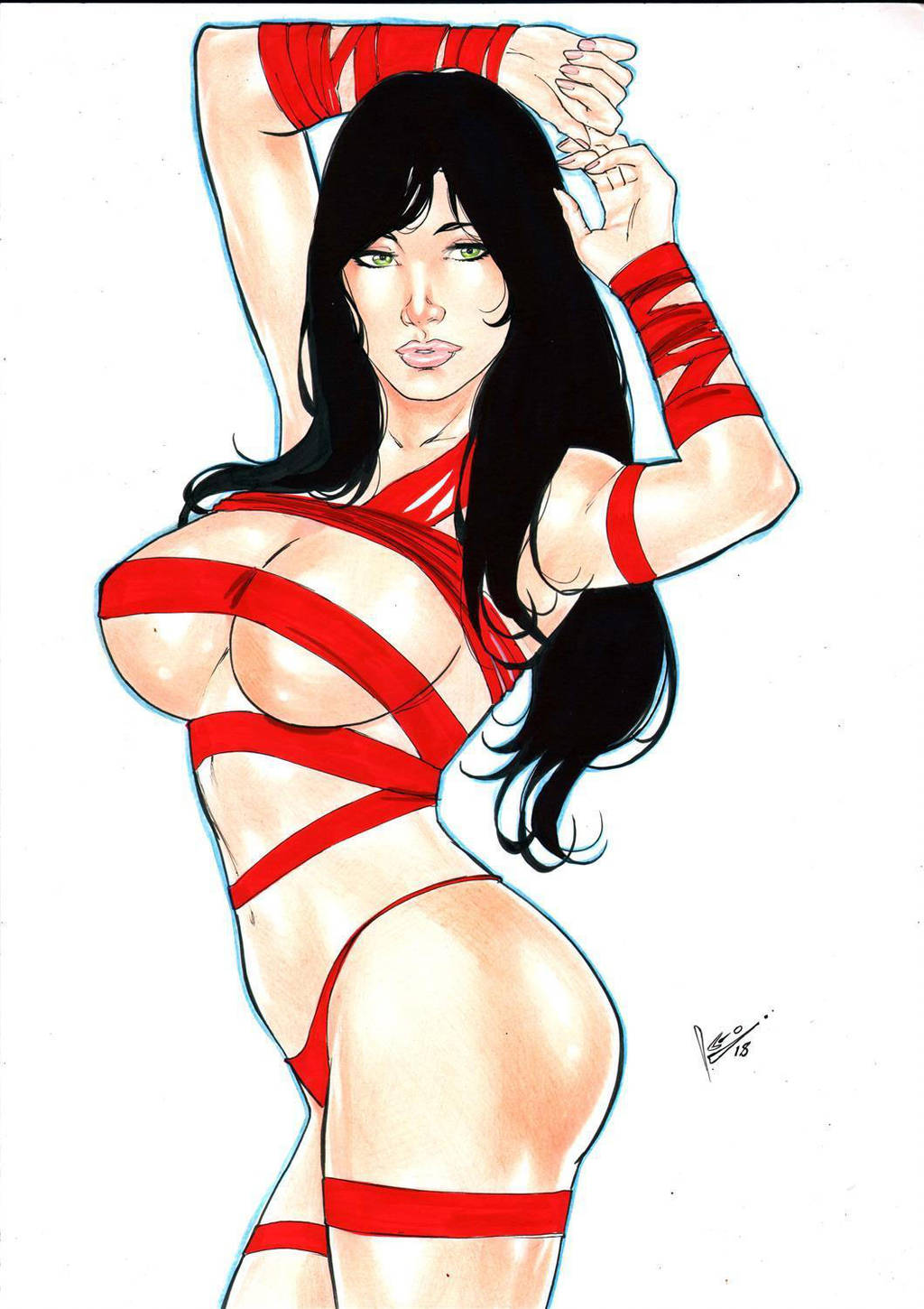 Elektra Natchios (Daredevil (Series)) Rule 34 Image