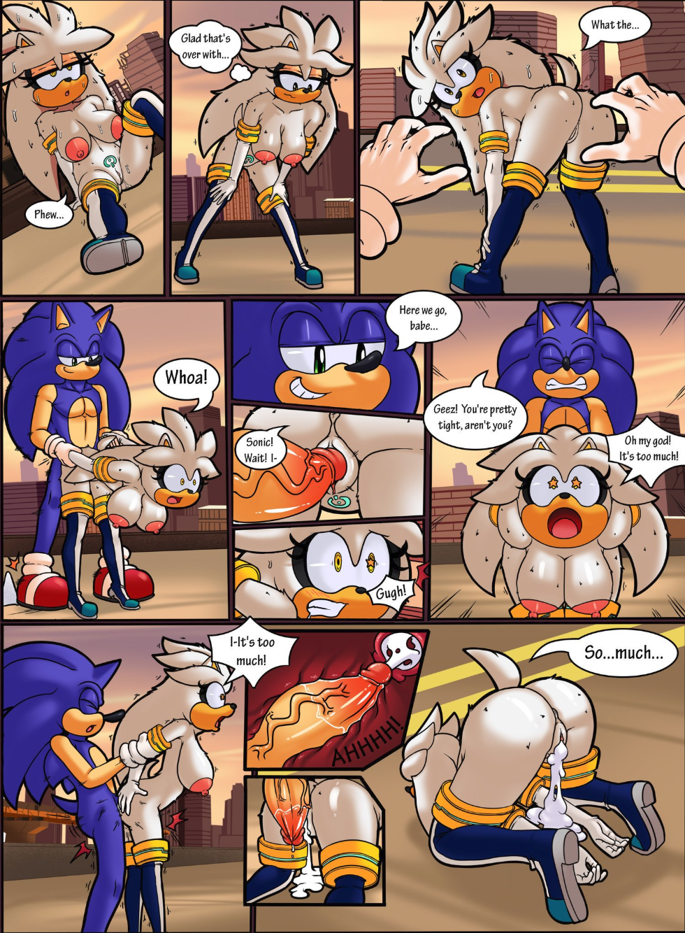 Silver The Hedgehog (Sega) Rule 34 Image