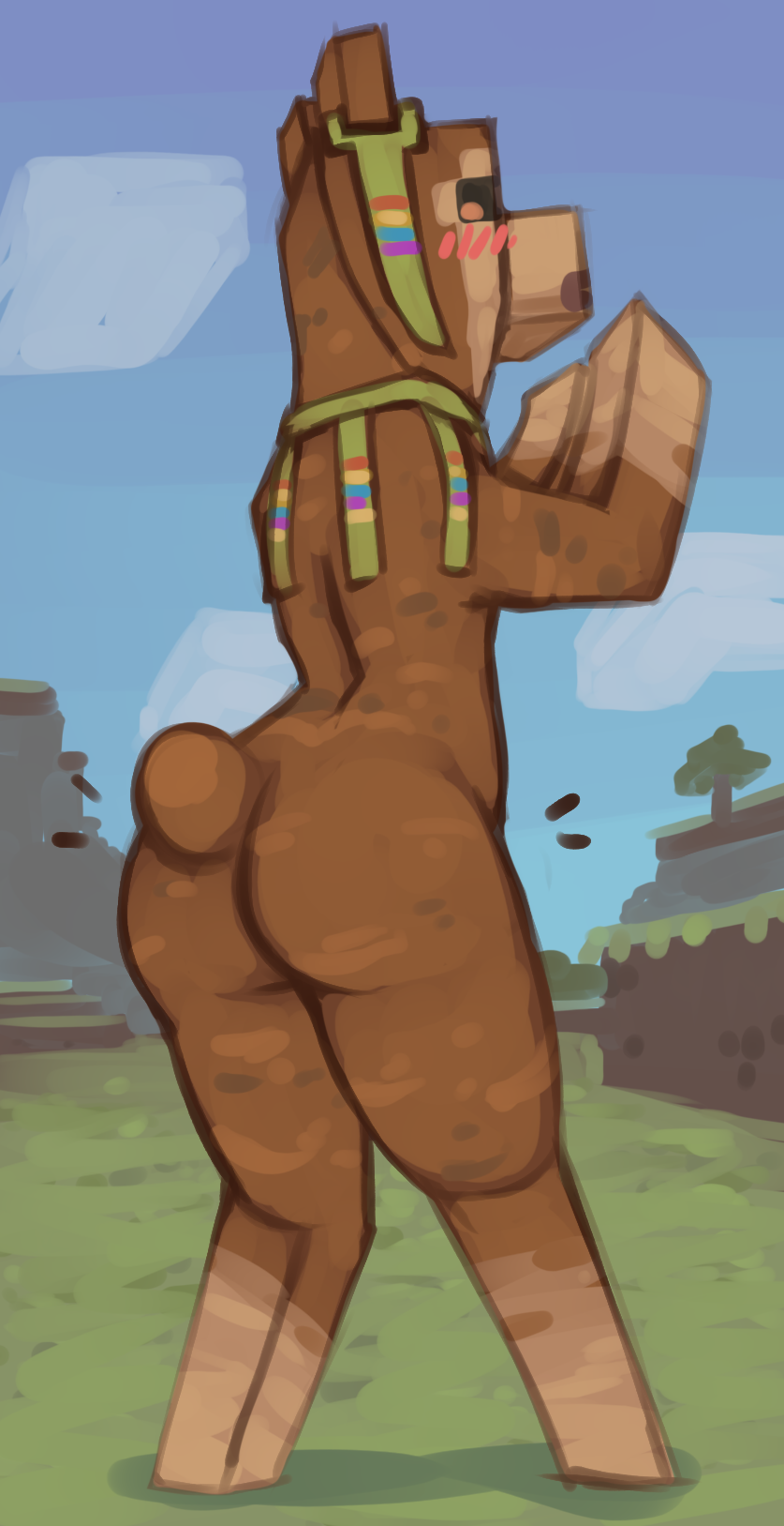 Llama (Minecraft) Rule 34 Image