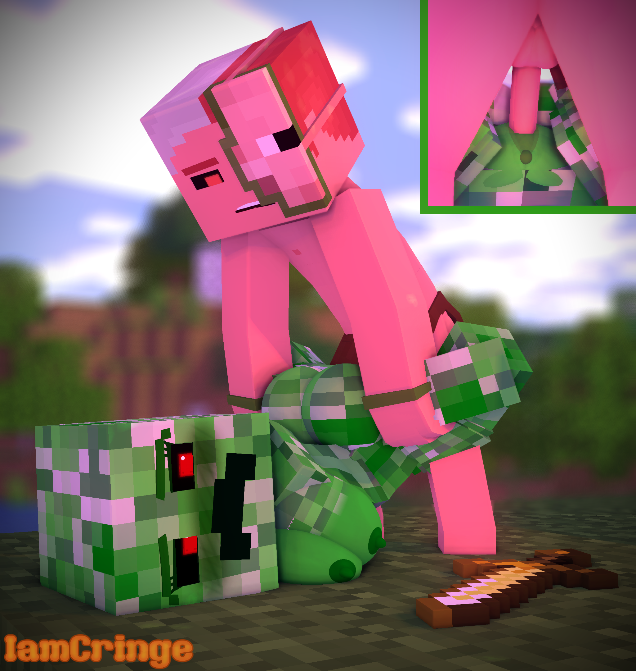 Creeper (Minecraft) Rule 34 Image