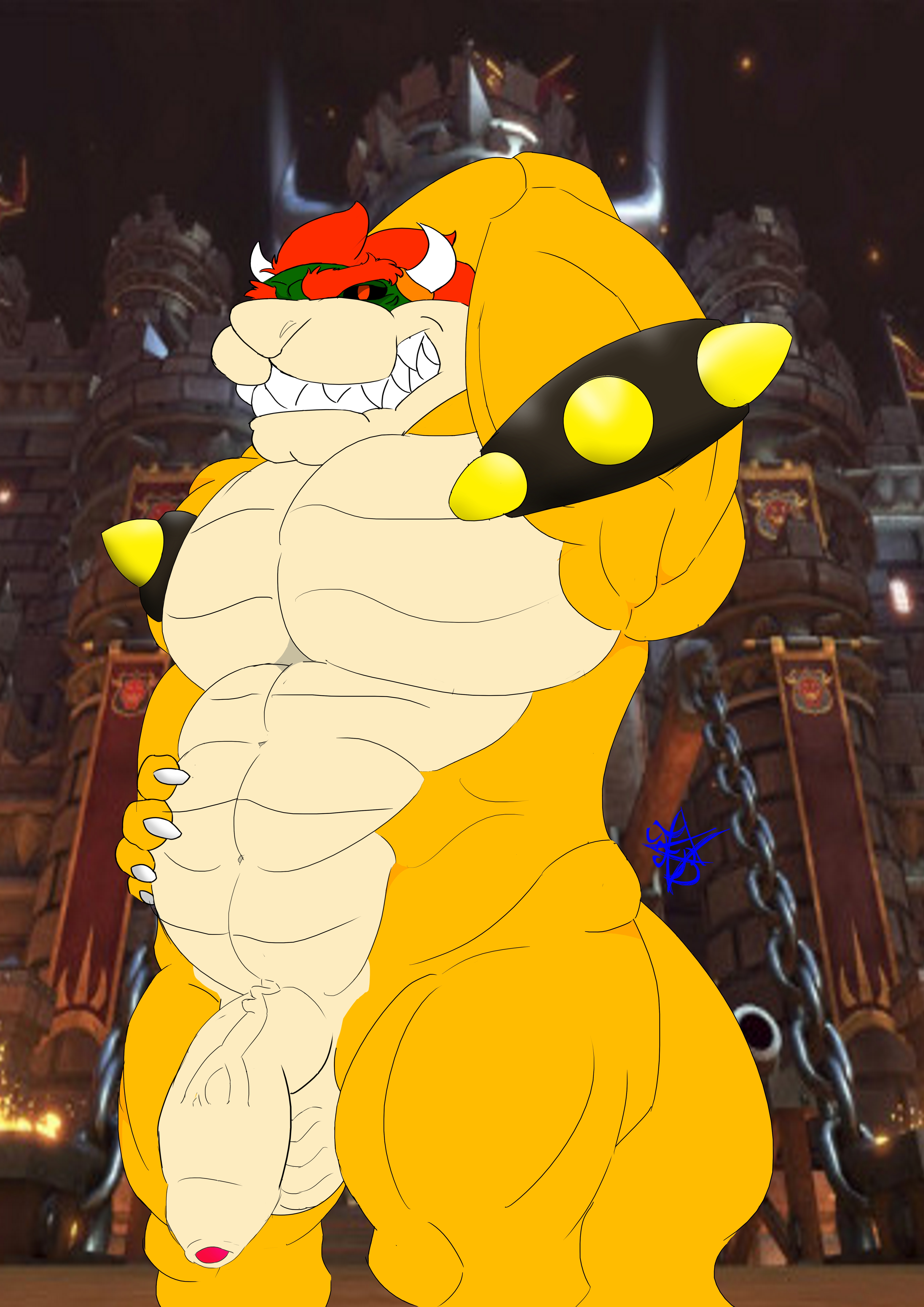 Bowser (Mario (Series)) Rule 34 Image