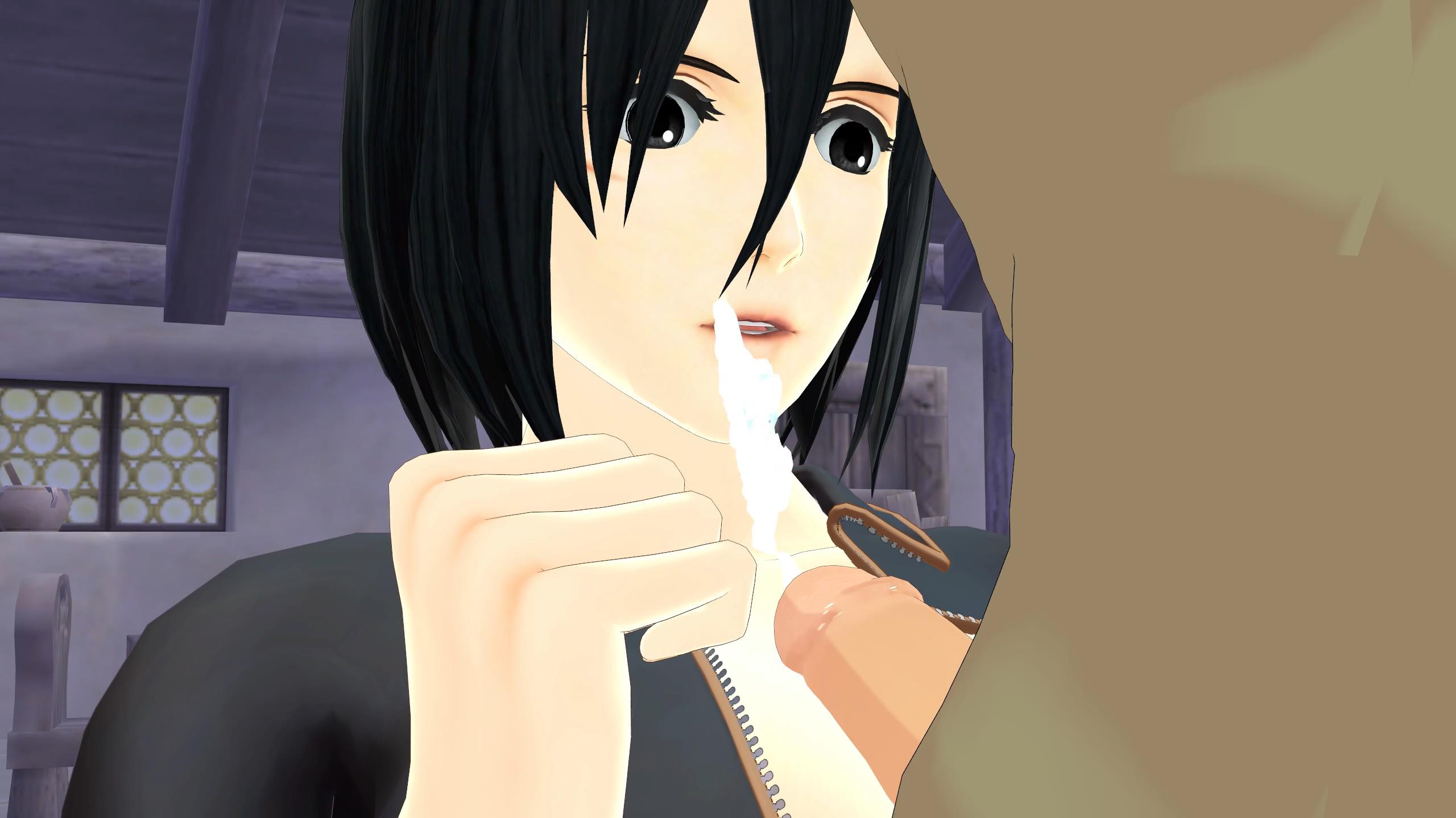 Mikasa Ackerman (Attack On Titan) Rule 34 Image