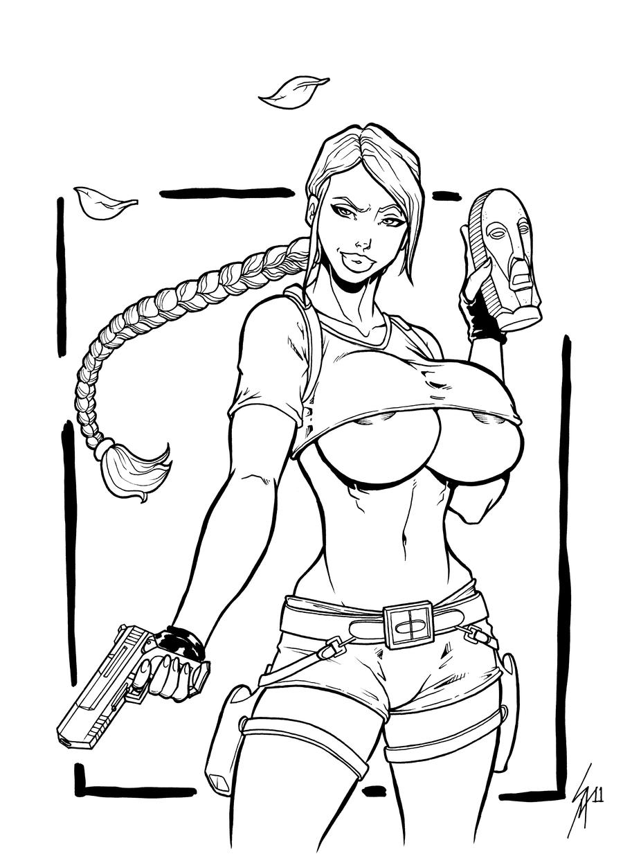 Lara Croft (Tomb Raider) Rule 34 Image
