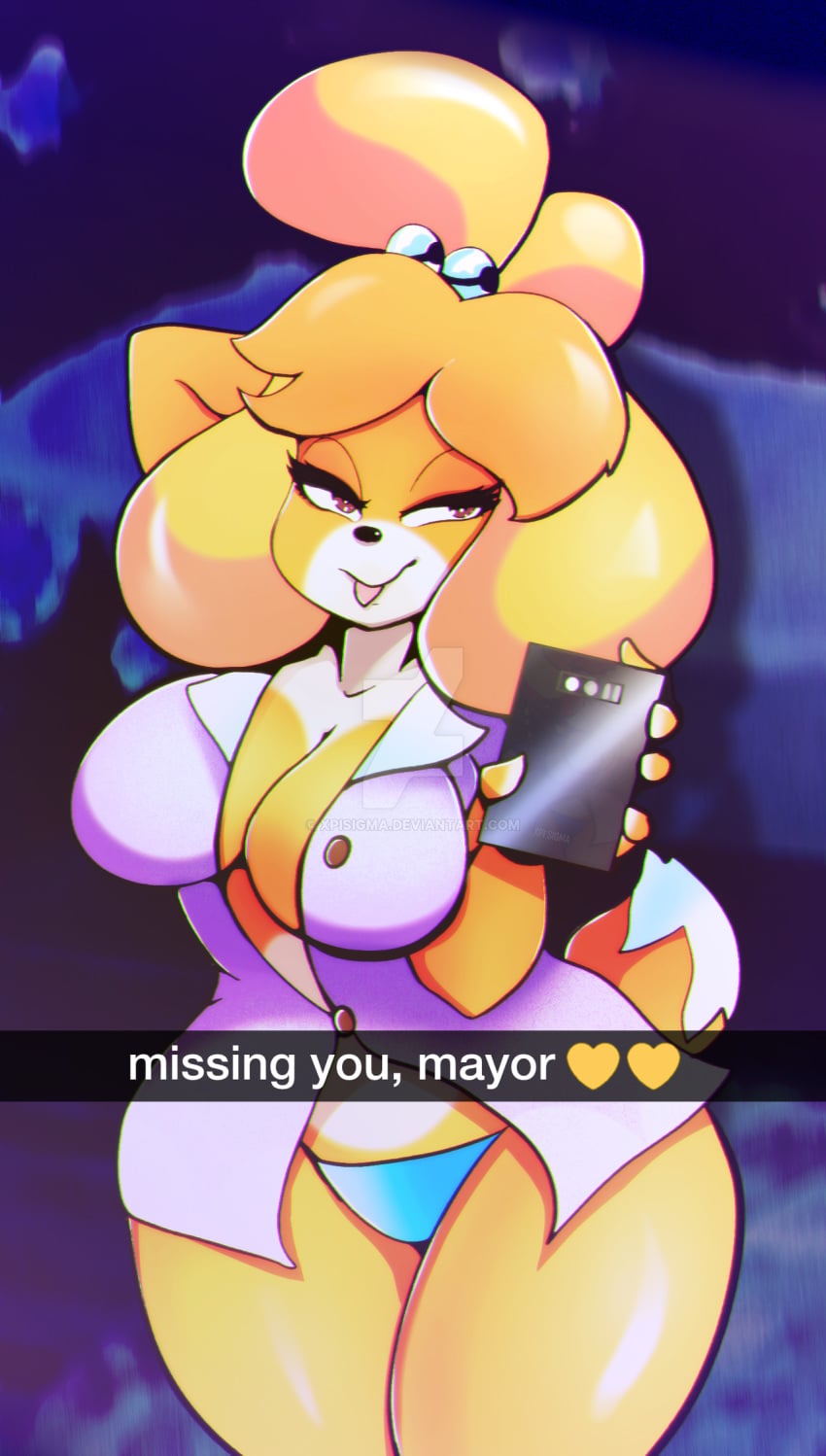 Isabelle (Animal Crossing) Rule 34 Image