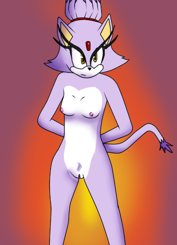 Blaze The Cat (Sonic (Series)) Rule 34 Image