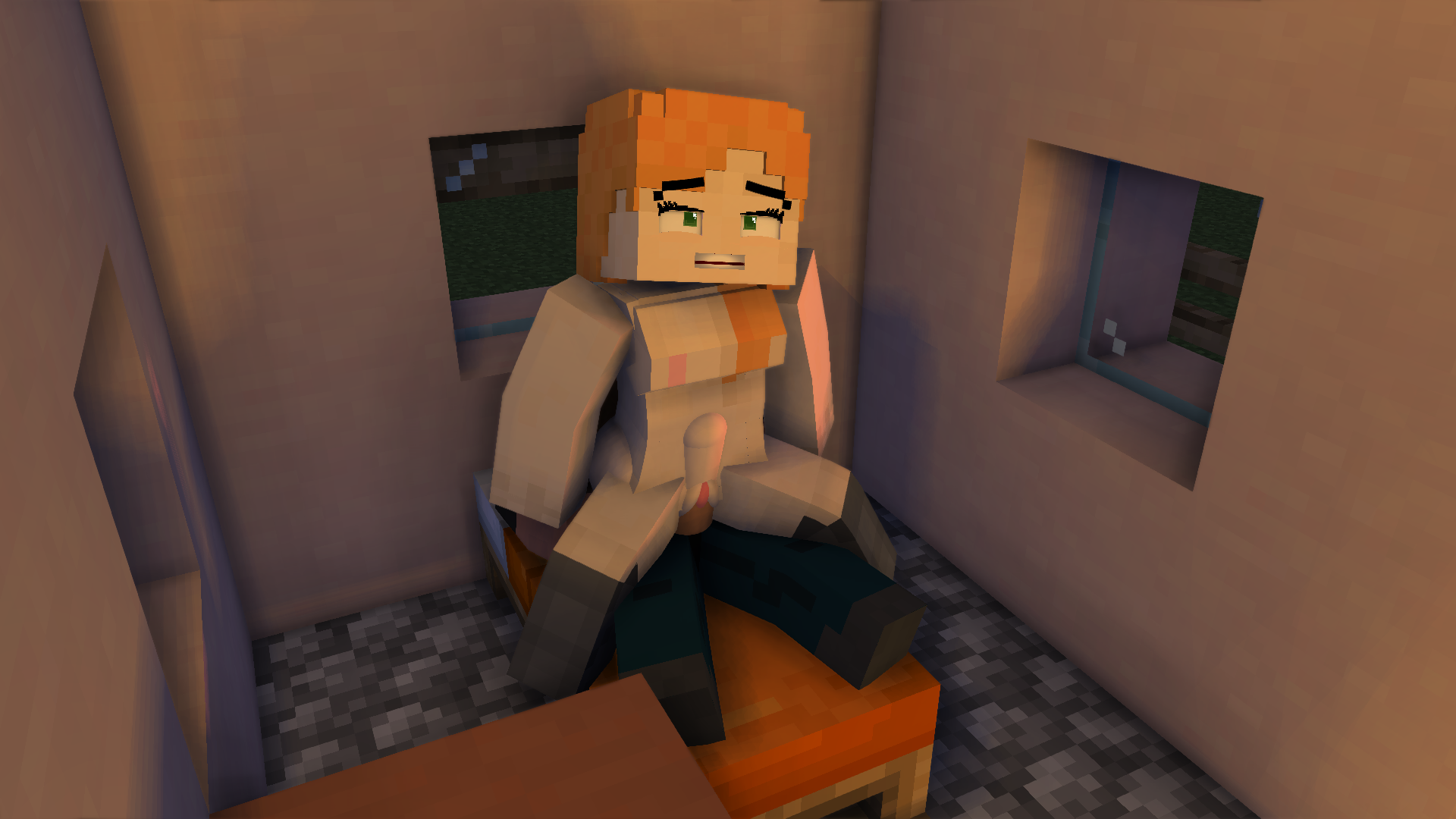 Alex (Minecraft) Rule 34 Image