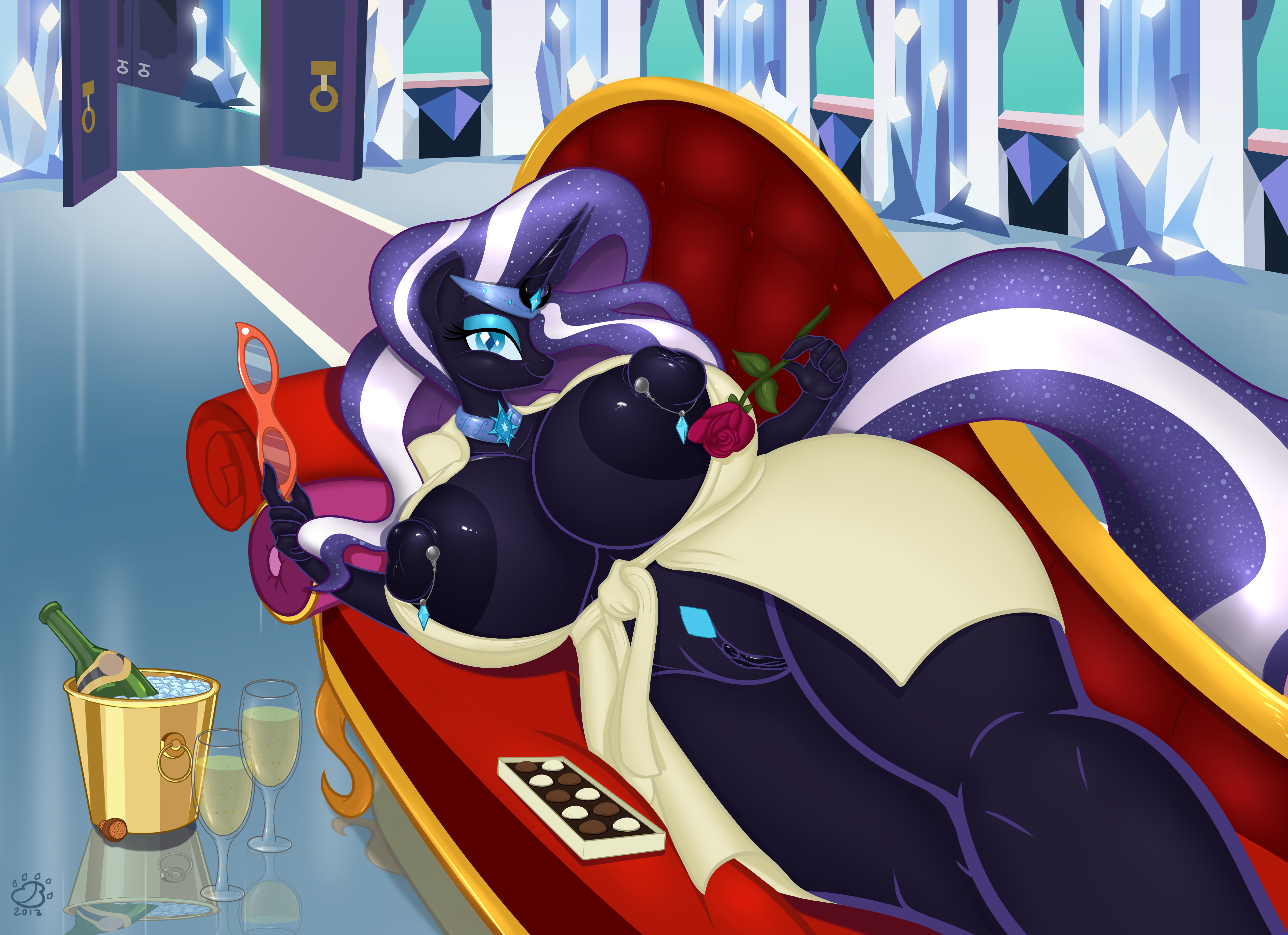 Nightmare Rarity (Friendship Is Magic) Rule 34 Image