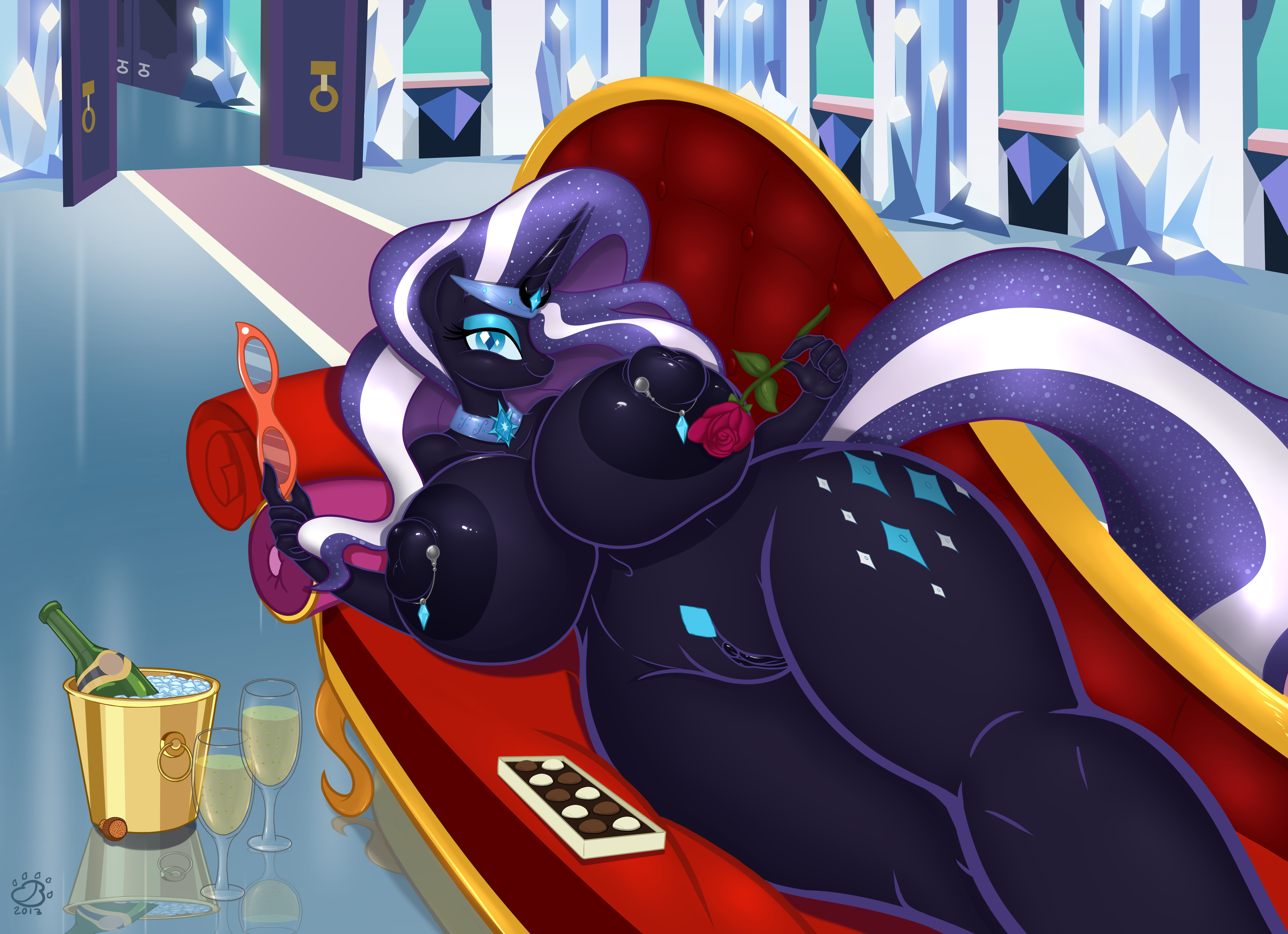 Nightmare Rarity (Friendship Is Magic) Rule 34 Image