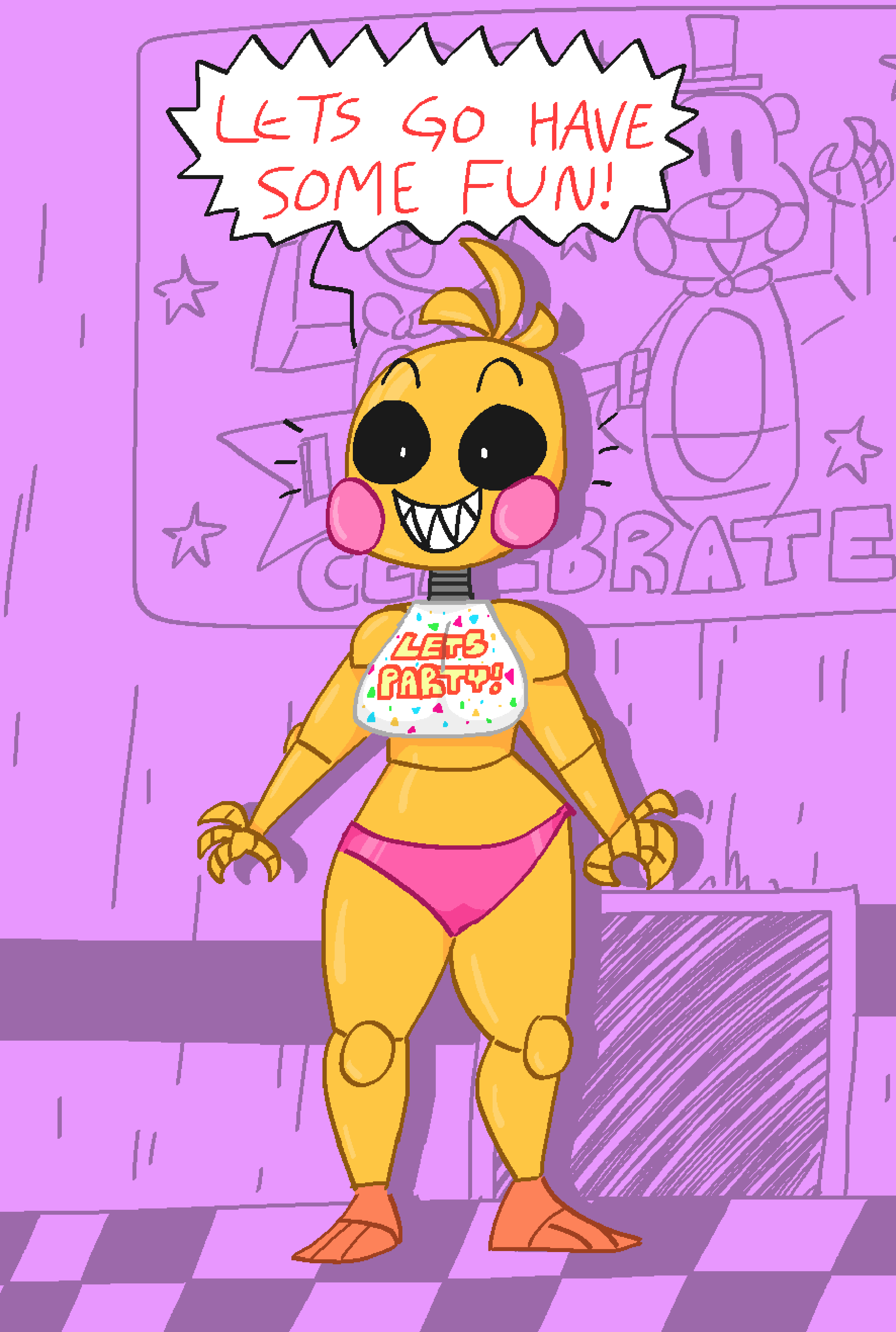 Toy Chica (Fnaf) Rule 34 Image