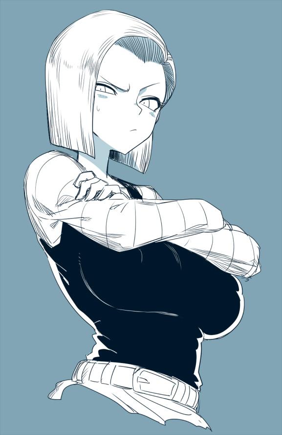 Android 18 (Dragon Ball) Rule 34 Image