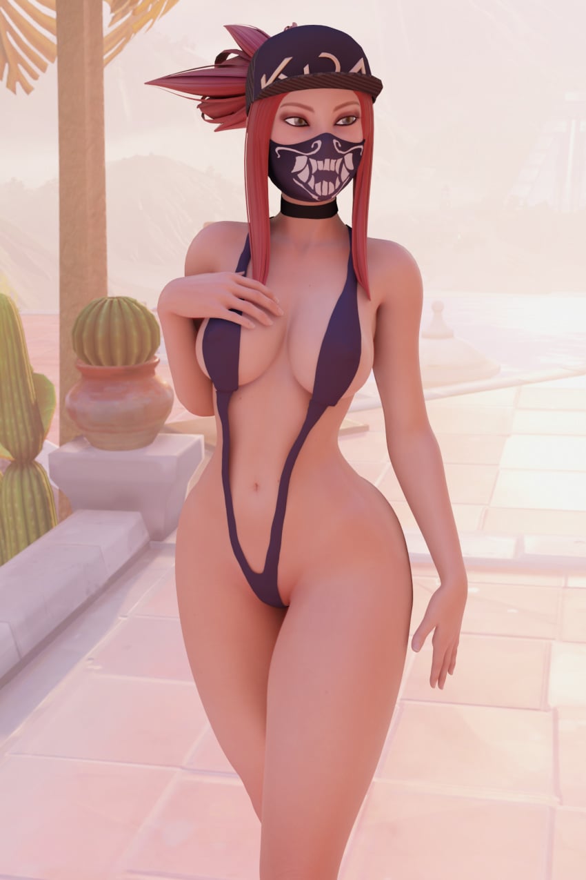 Akali (K/Da Series) Rule 34 Image