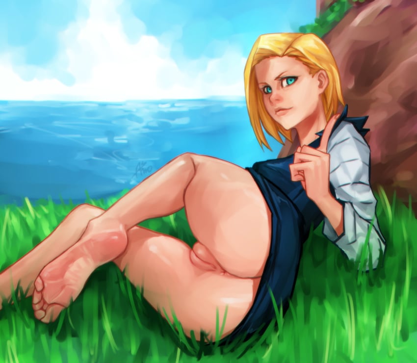 Android 18 (Dragon Ball) Rule 34 Image