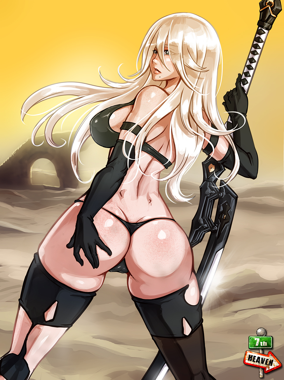 Yorha A2 (Nier) Rule 34 Image