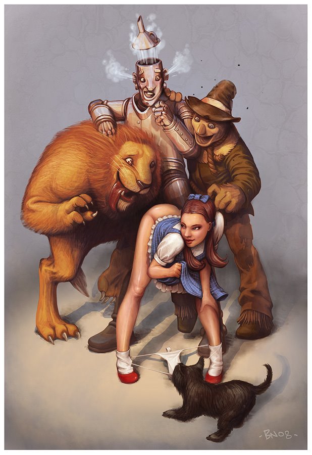 Cowardly Lion (The Wizard Of Oz) Rule 34 Image