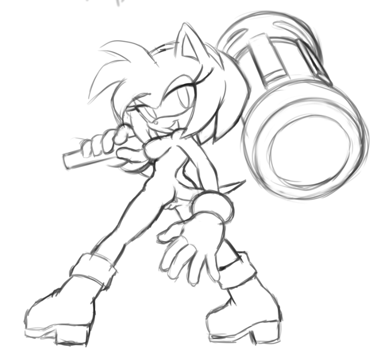 Amy Rose (Sega) Rule 34 Image