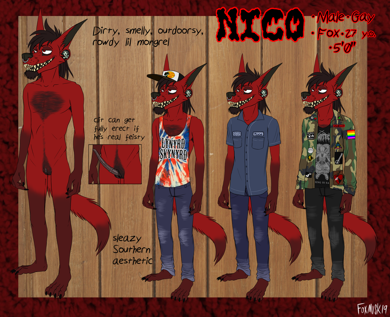 Nico (Foxmusk) Rule 34 Image