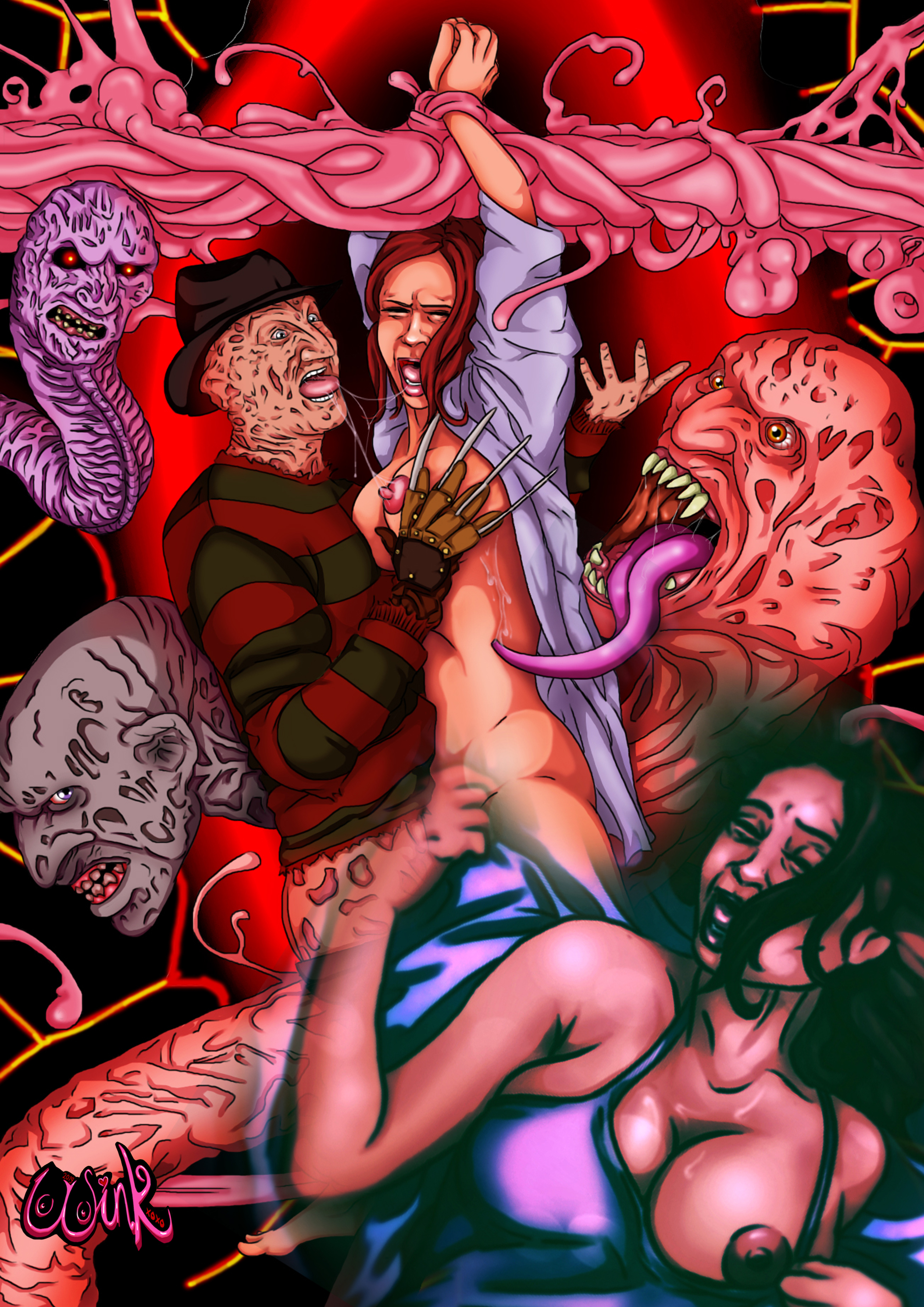 Freddy Krueger (A Nightmare On Elm Street) Rule 34 Image