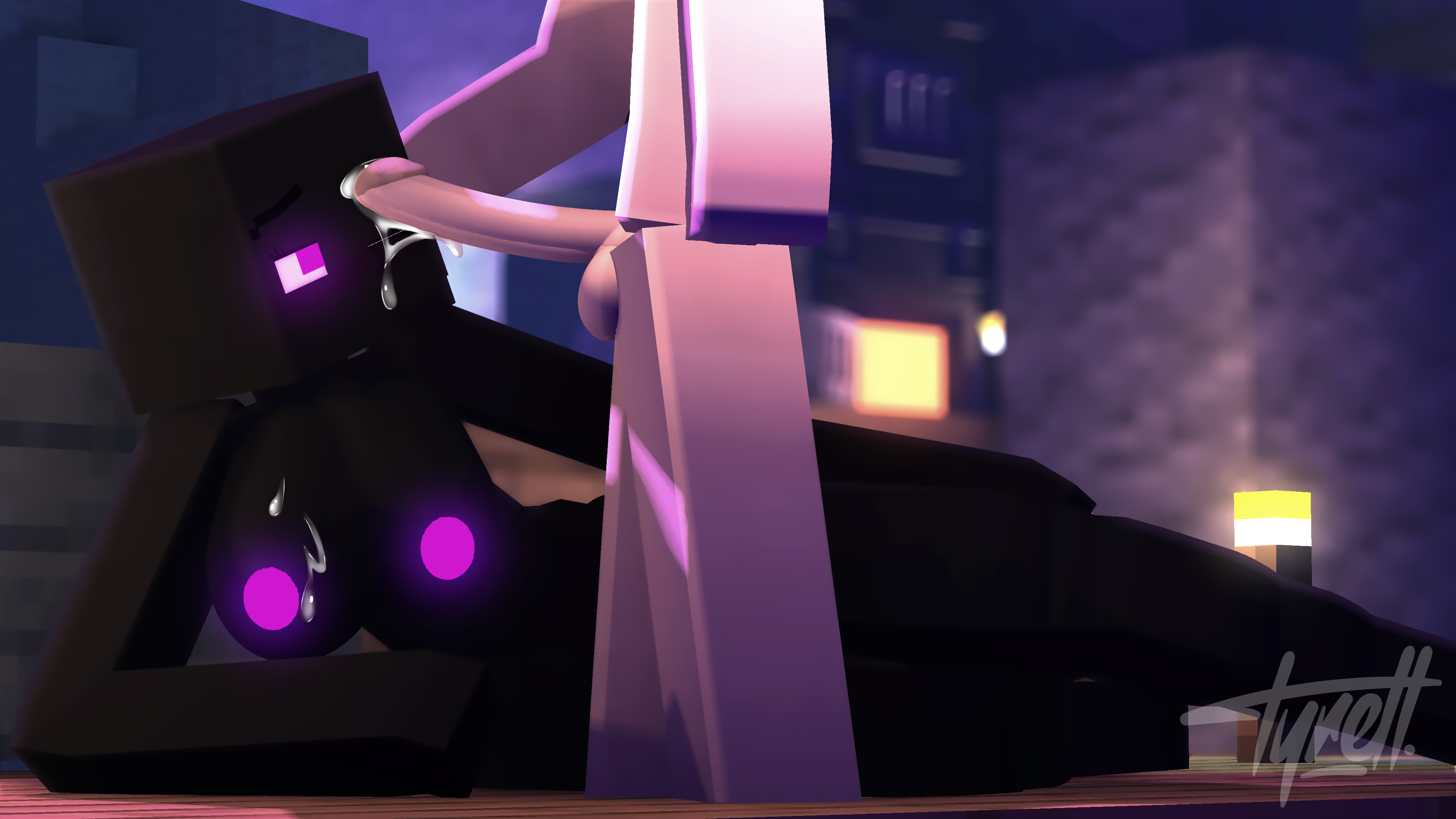 Enderman (Minecraft) Rule 34 Image