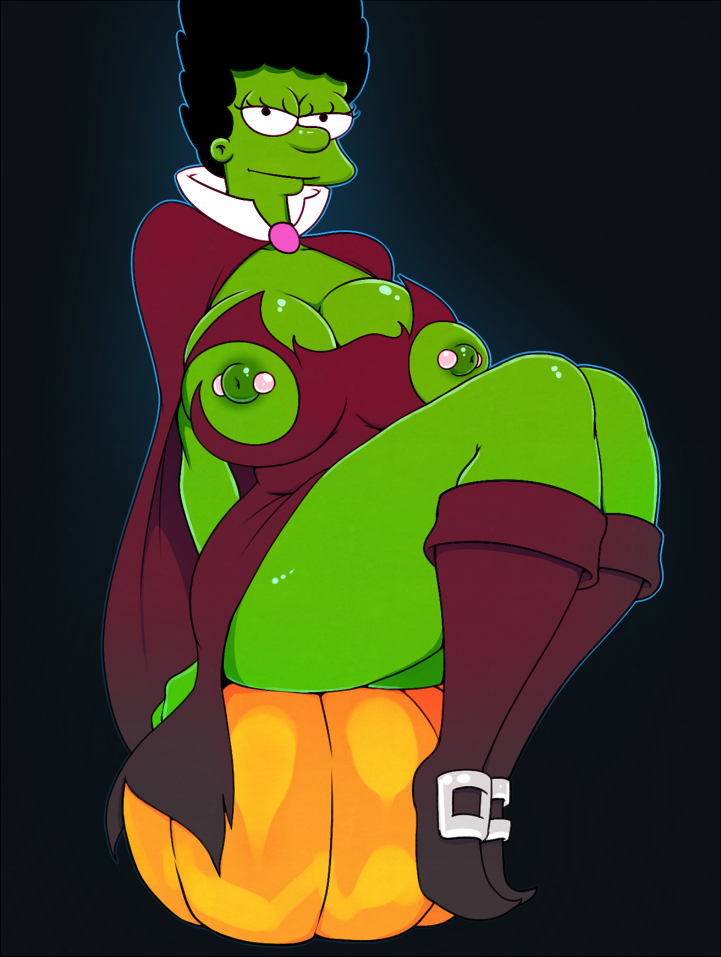 Marge Simpson (Halloween) Rule 34 Image