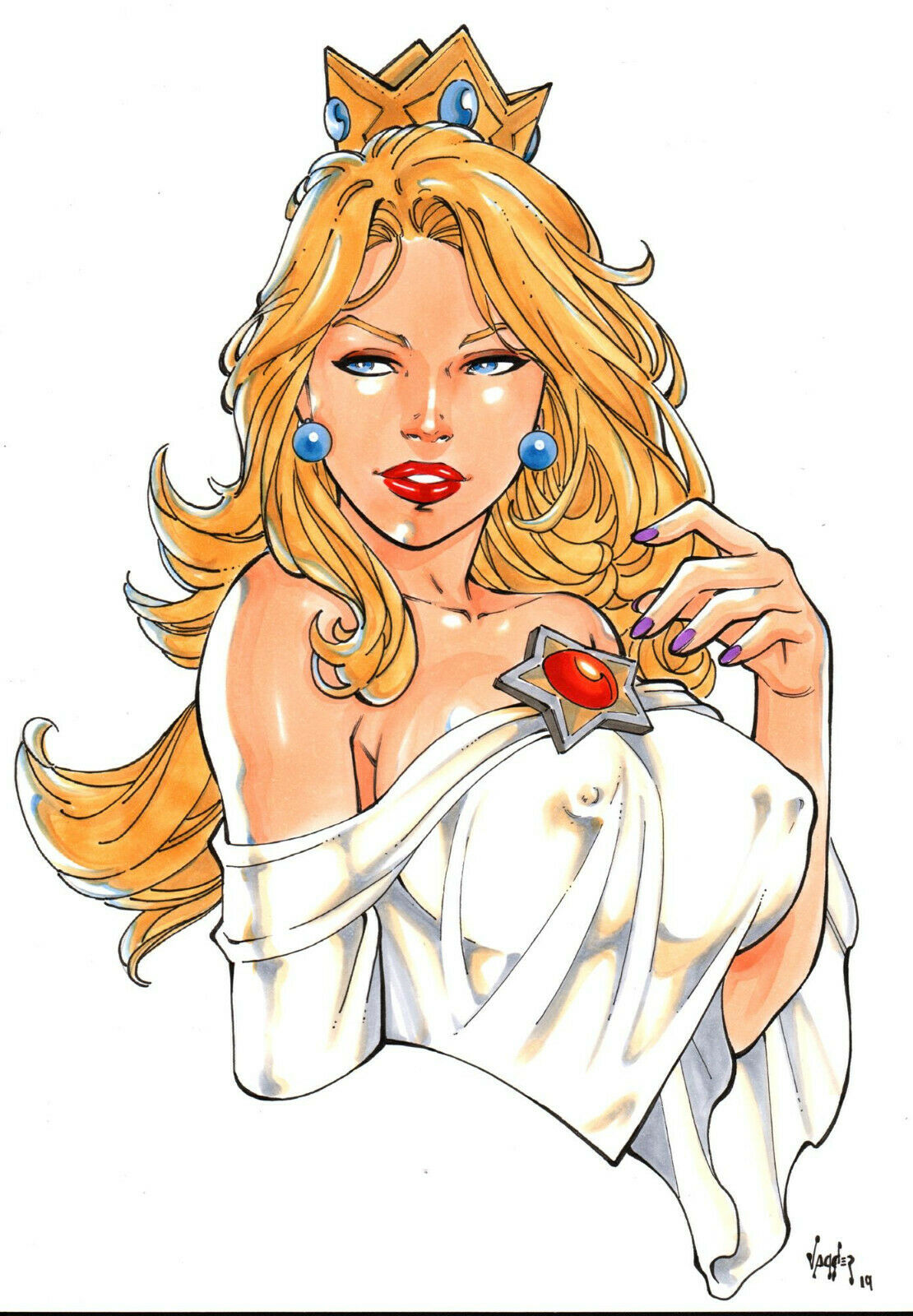 Princess Rosalina (Mario (Series)) Rule 34 Image