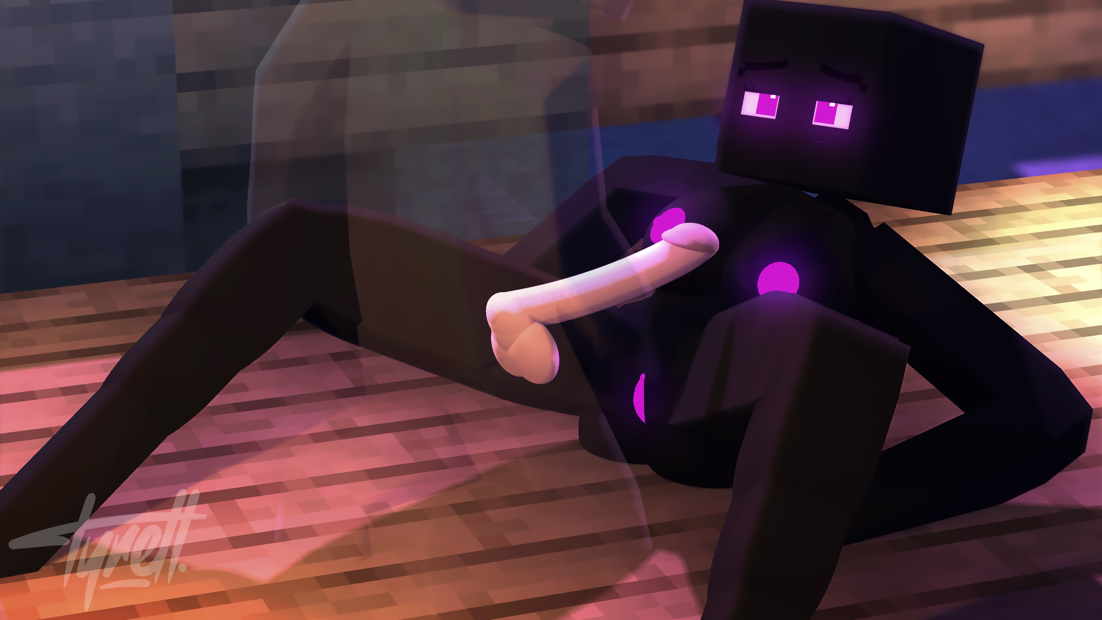 Enderman (Minecraft) Rule 34 Image